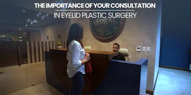 Evaluation in eyelid plastic surgery